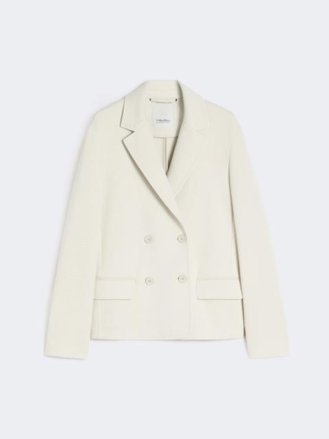 'S Max Mara Double-breasted scuba jersey jacket - BEIGE