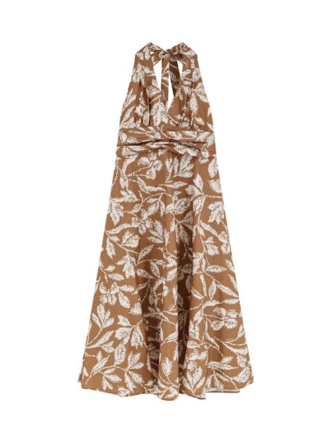 Max Mara NAVARRA Scuba-jersey long dress - 1621043806001 | REVERSIBLE