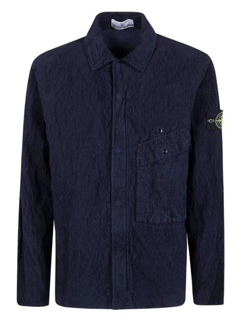 Stone Island 'Wrinkled Corduroy 500 Tc Garment Dyed' Shirts