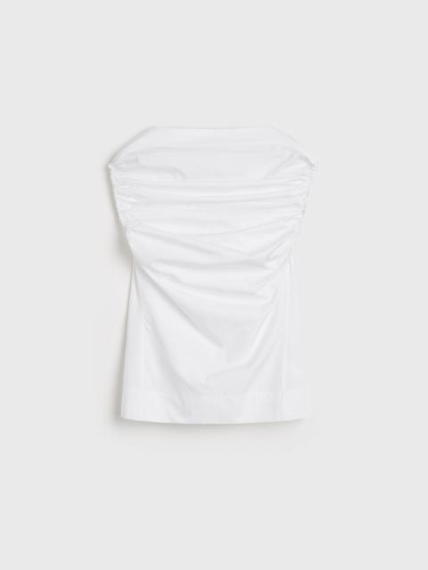 TOTEME Gathered top white