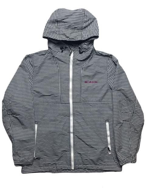 Other Designers Columbia Checkered Nylon Hoodie Jacket