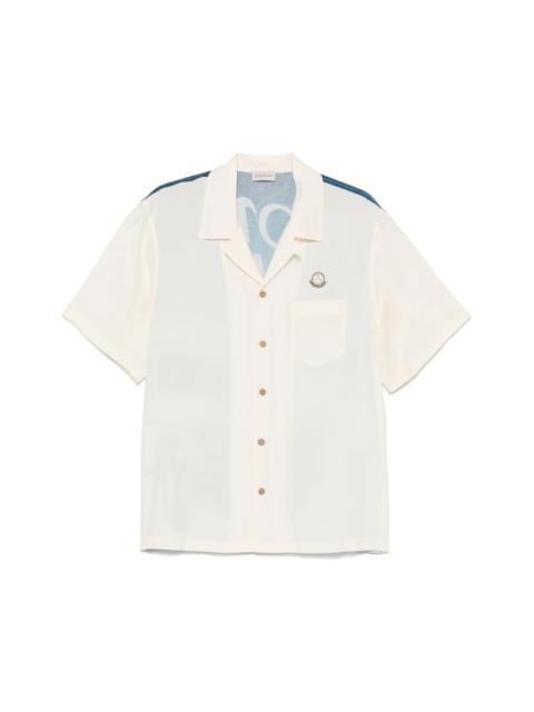 ECRU LOGO PLAQUE SHORT SLEEVE SHIRT