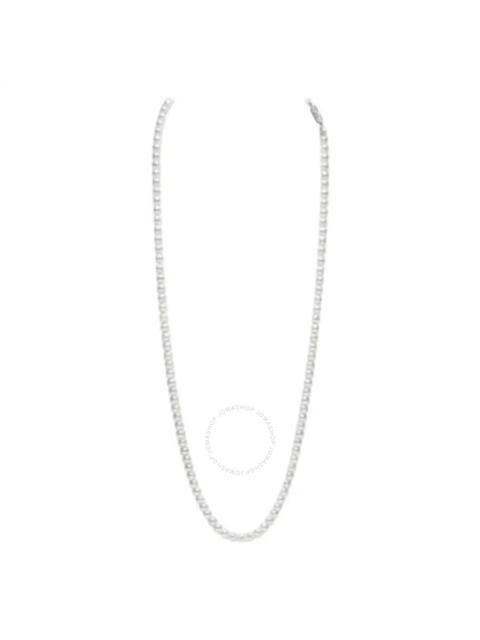 MIKIMOTO Mikimoto 7.5x7mm Quality A length 30" Akoya Cultured Strand Necklace with White Gold Clasp U75130W