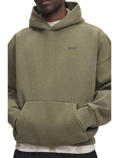 Under Armour Under Armour Icon Heavyweight Fleece Pullolver Hoodie in Marine Od Green at Nordstrom