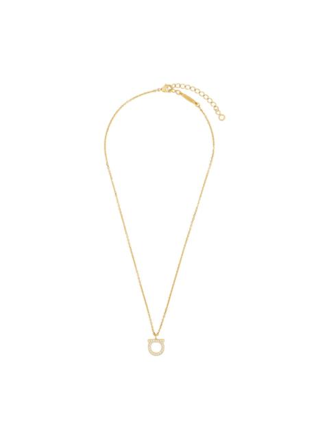 FERRAGAMO Ferragamo Women Gancini Crystals Necklace