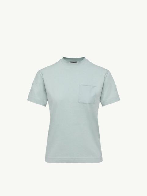 Moncler Cotton Jersey T-Shirt with Pleated Pocket