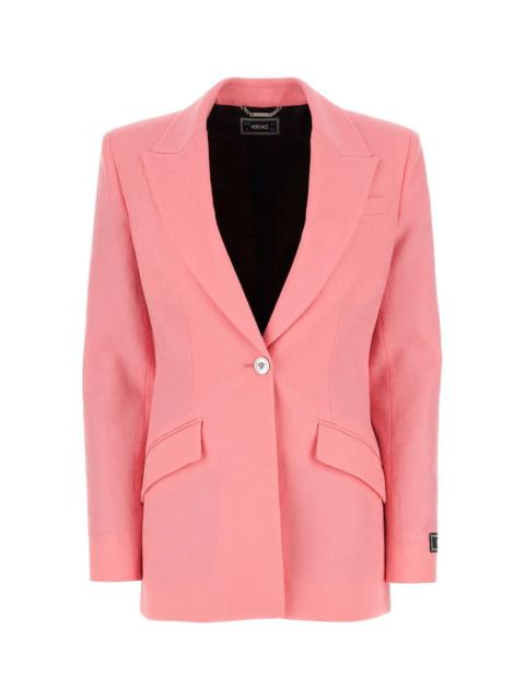 VERSACE Versace Women Pink Jacquard Blazer