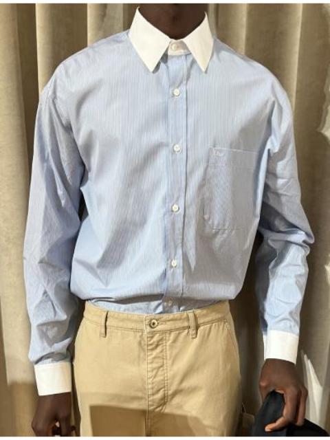 Dior Dior Cotton Shirt Blue Men