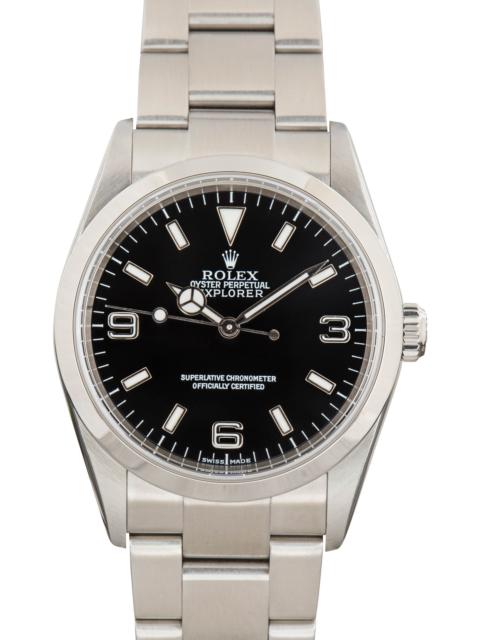ROLEX Pre-owned Rolex Explorer Ref 114270 Black Dial