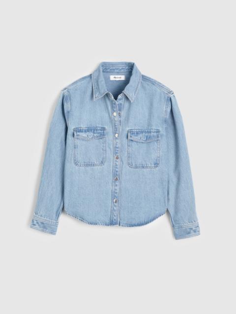 Madewell Airy Denim Relaxed Shirt-Jacket