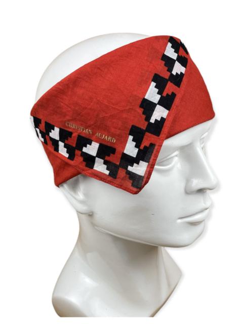 Other Designers Vintage - CHRISTIAN AUJARD BANDANA HANDKERCHIEF NECKERCHIEF - HC 0319