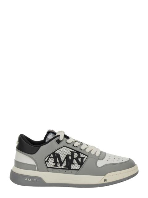 AMIRI Amiri Men Sneaker 'Classic Low' With Maxi Logo On The Side And Logo Patch On The Tongue In Gray Leat