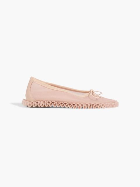 Simone Rocha Tutu Frill ruffled mesh ballet flats