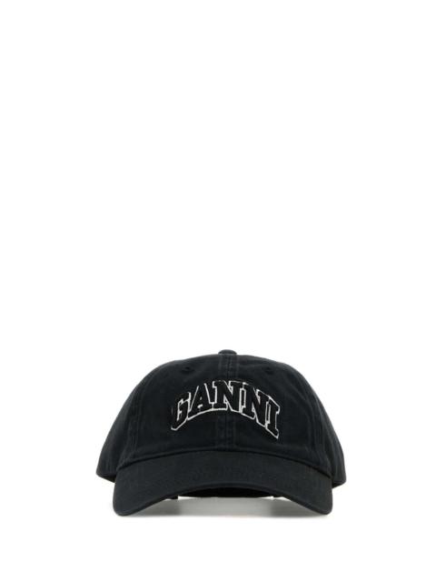 GANNI Ganni Women Slate Cotton Baseball Cap