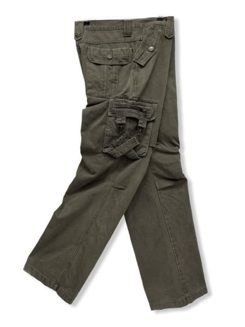 Kapital FYE🔥IMMENSE Punk Cross Bondage Tactical Cargo Pants