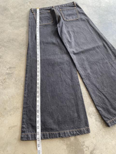 Hysteric Glamour Baggy Flare Jeans Japanese 30564A Low Rise Black Denim
