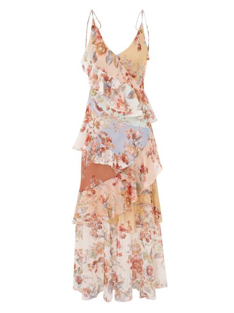 Zimmermann AWAKEN FRILLED SLIP DRESS