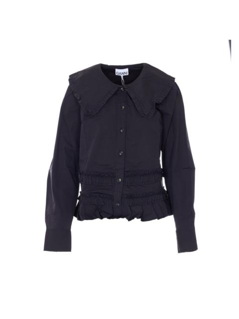 GANNI Ganni Women Ruffle Shirt