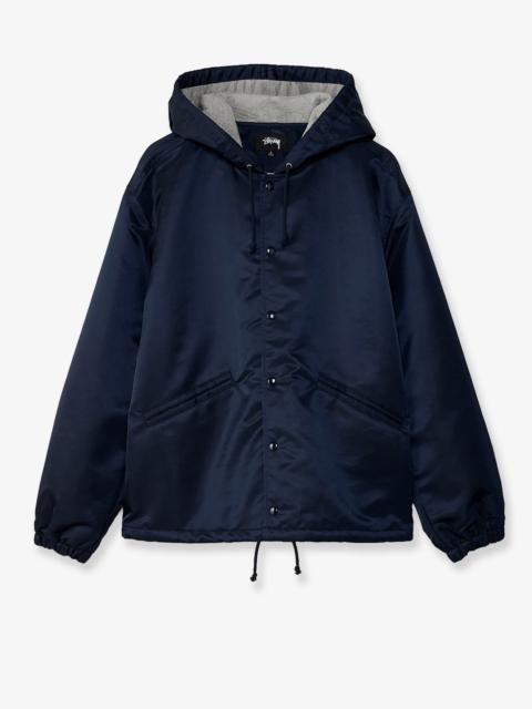 Stüssy Stussy Nylon Jacket With Back Lettering Logo Blue