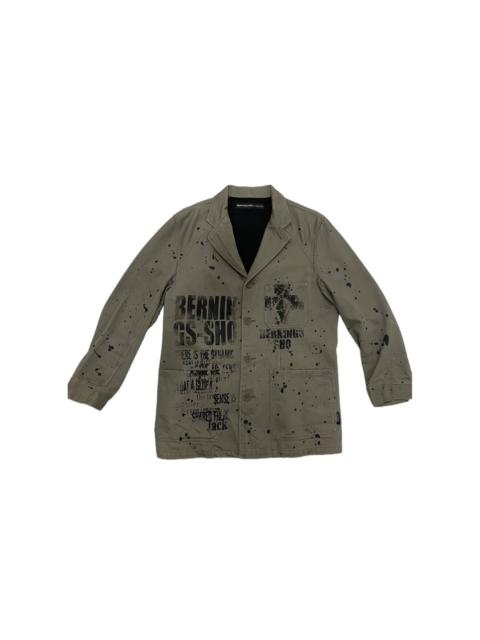 Other Designers Japanese Brand - Japan Bernings Sho Punk Emo Multipocket Jacket