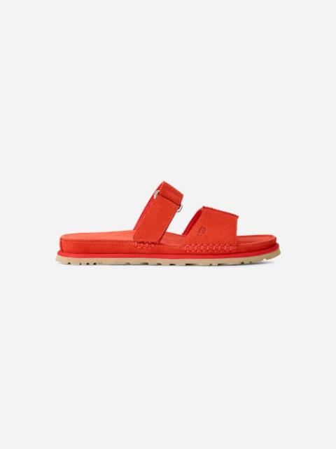 UGG ® Women's GoldenGaze Slide Suede Sandals in Red Pepper