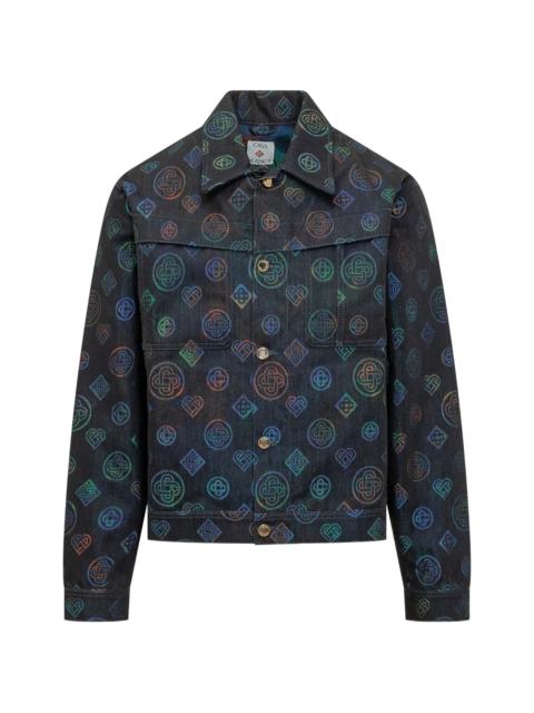 CASABLANCA Casablanca Printed Heatmap Denim Jacket