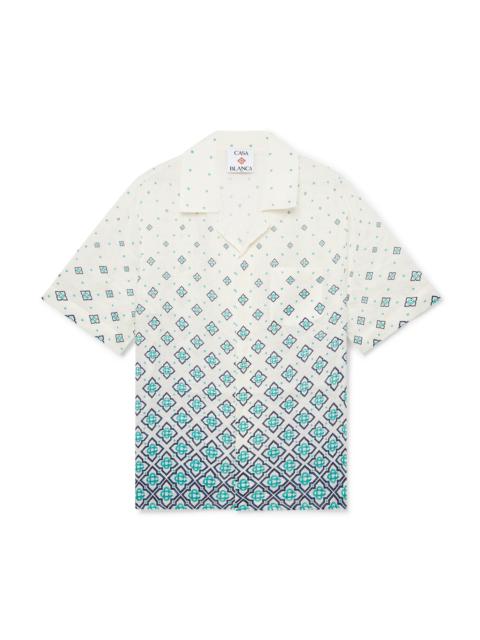 CASABLANCA Gradient Monogram Linen Shirt | Casablanca Paris