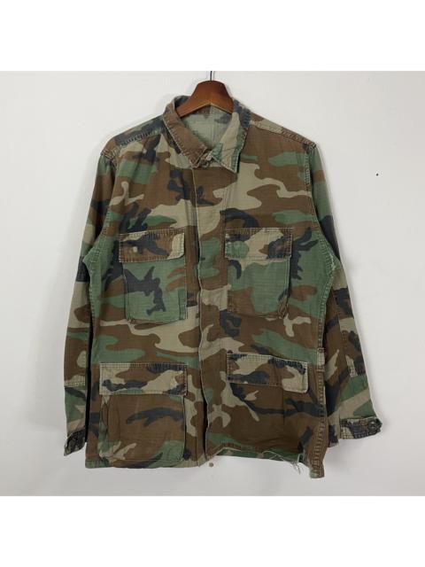 Other Designers Vintage - Vintage Unbranded Army Camo Woodland Multipocket Jacket
