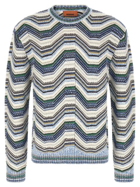 Missoni Missoni Men Geometric Zig Zag Sweater
