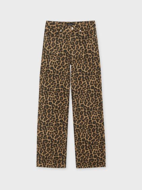 ANINE BING Jeans Hugh Leopard