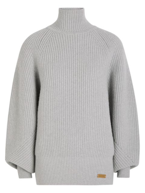 Balmain Balmain Batwing Ribbed Wool Jumper