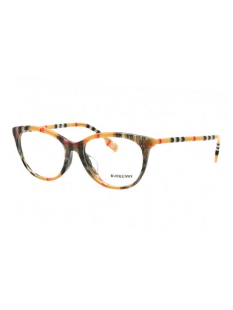Burberry Burberry Ladies Black Geometric Eyeglass Frames BE2389F 4087