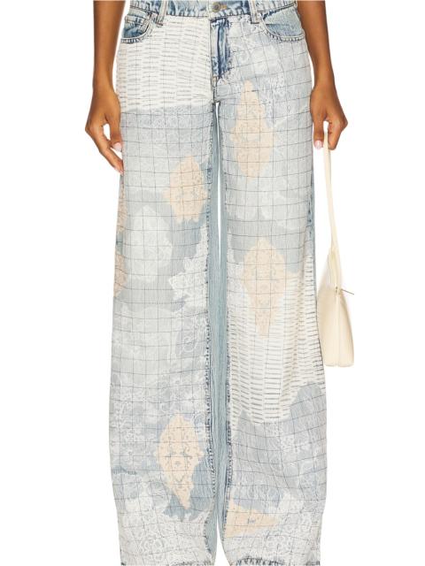 Alice + Olivia Trish Baggy Jean
