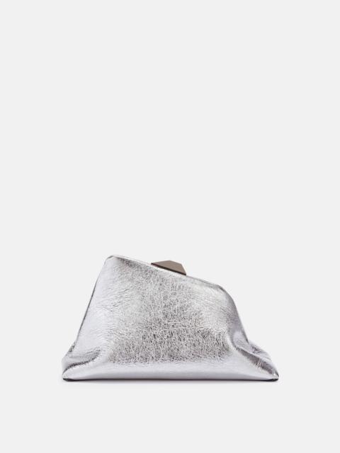 THE ATTICO ''DAY OFF'' SILVER SHOULDER BAG