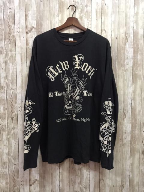 RARE ED HARDY BY CHRISTIAN AUDIGIER LS TSHIRT