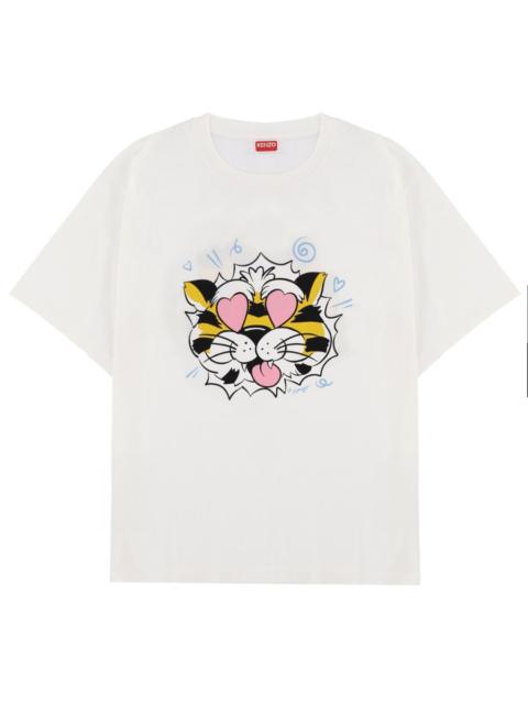 KENZO COTTON KENZO WILD TIGER T-SHIRT