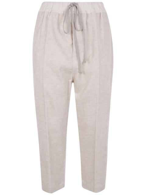 Rick Owens Rick Owens Women "Drawstring Astaires" Cropped Trousers