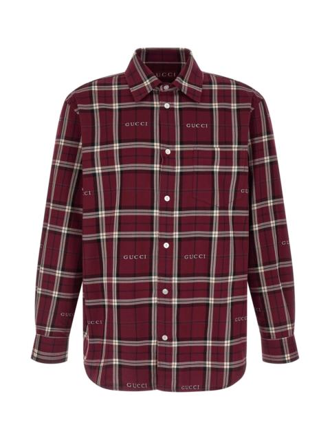GUCCI Tartan shirt