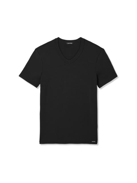 TOM FORD COTTON V-NECK T-SHIRT