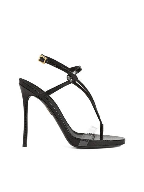 DSQUARED2 leather heeled sandals