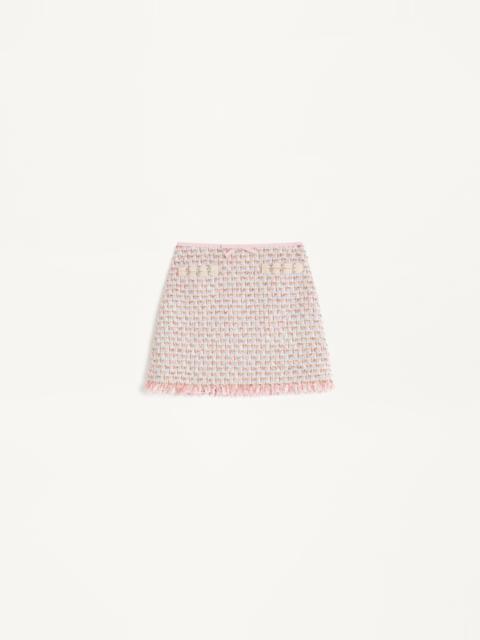 RIBBON TWEED SKIRT