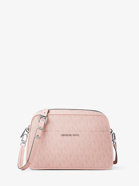 MICHAEL KORS Jet Set Small Signature Logo Camera Crossbody Bag