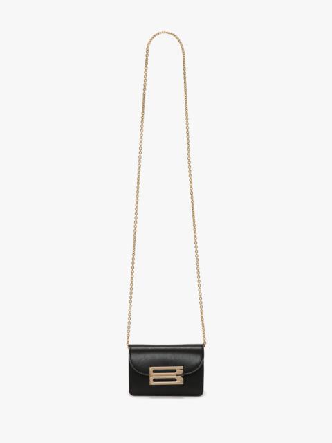 Victoria Beckham Dorian Bag Micro In Black Leather