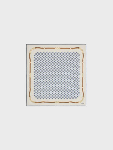 CELINE bandana in heritage silk twill