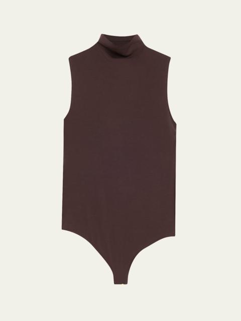 Wolford Sleeveless Mock-Neck String Bodysuit