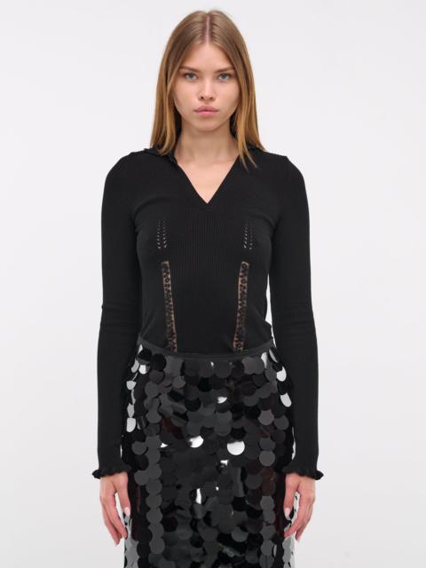 Blumarine Polo Knit Sweater