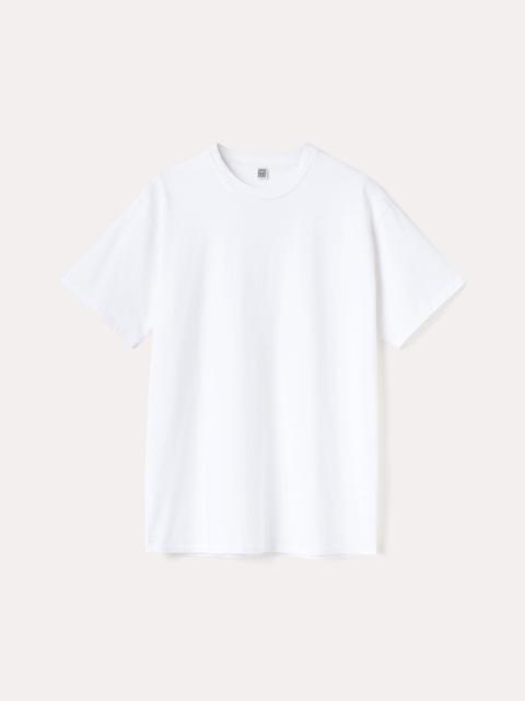 TOTEME Straight cotton tee off-white