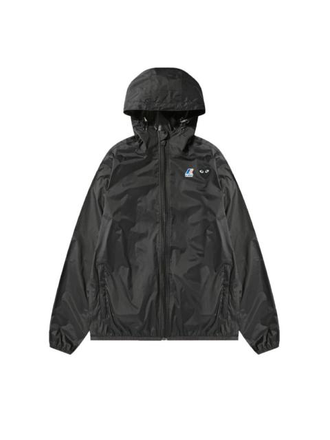 Comme des Garçons PLAY UNISEX K-WAY CAGOULE - BLACK