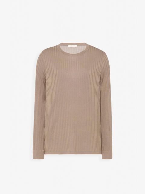 The Row Keya beige knit top