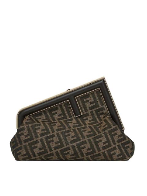 Fendi Ff Jacquard Midi Bag